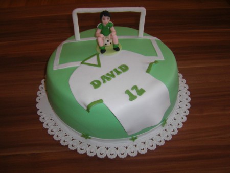 Narodeninová torta pre futbalistu